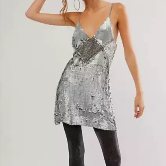 Jen's Pirate Booty x Free People Silver Linings Mini Dress - Picture 2 of 9